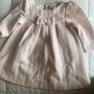 Janie & Jack baby pink sweater dress